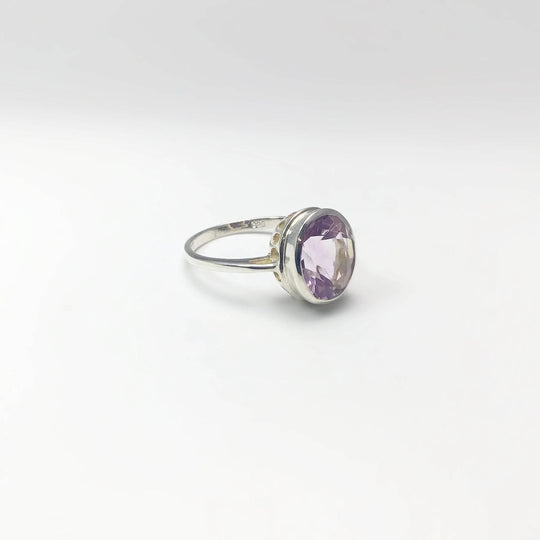 Amethyst Ring-Rocks and Gems Canada