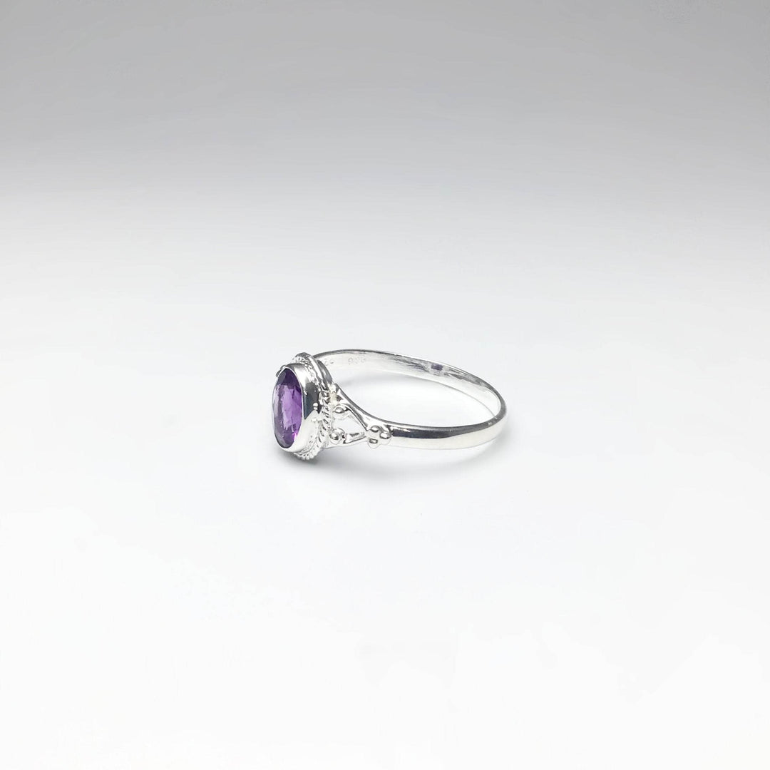 Amethyst Ring-Rocks and Gems Canada
