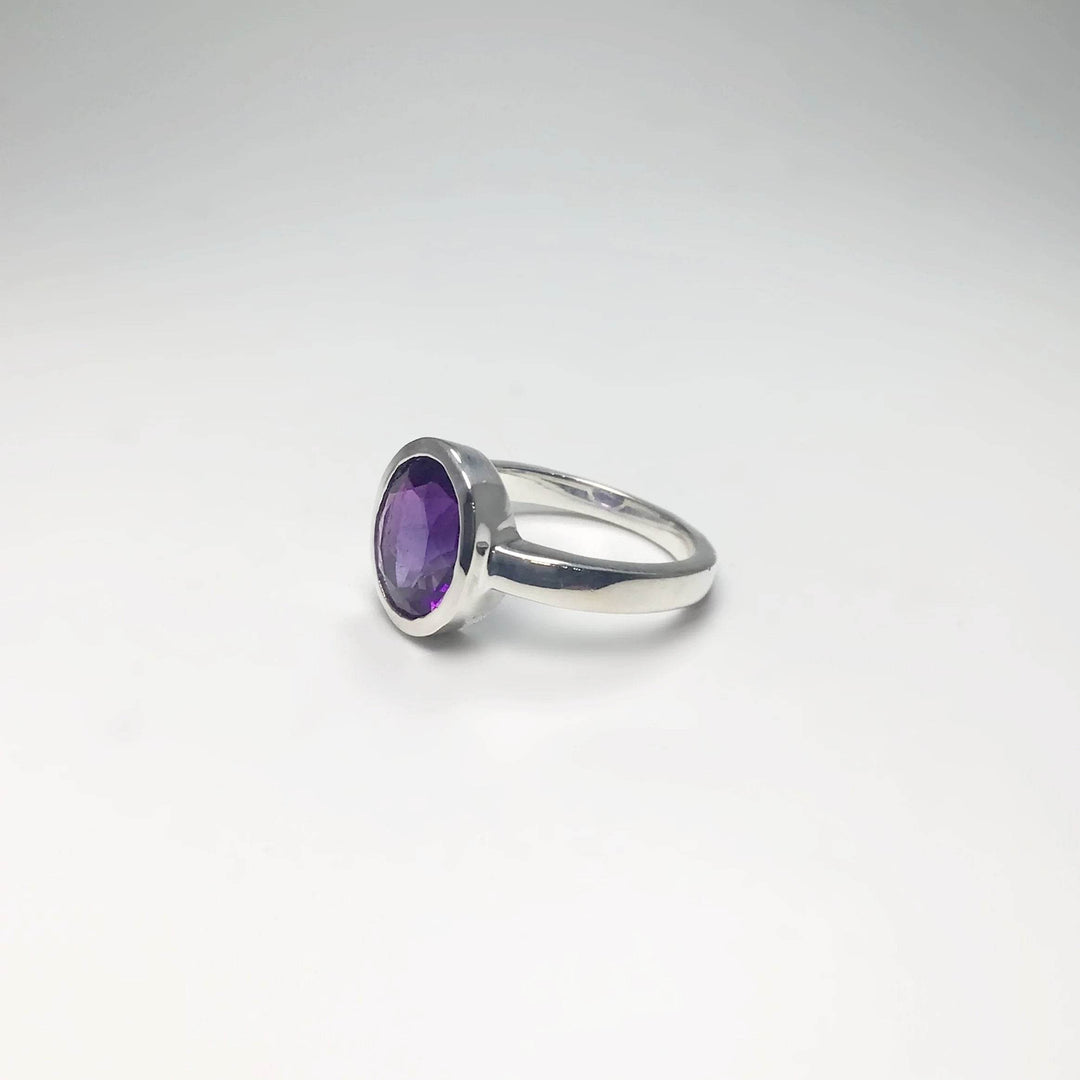 Amethyst Ring-Rocks and Gems Canada
