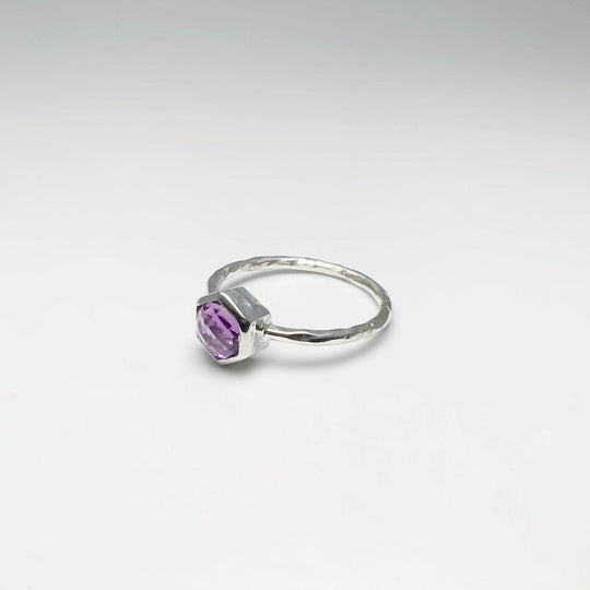 Amethyst Ring-Rocks and Gems Canada