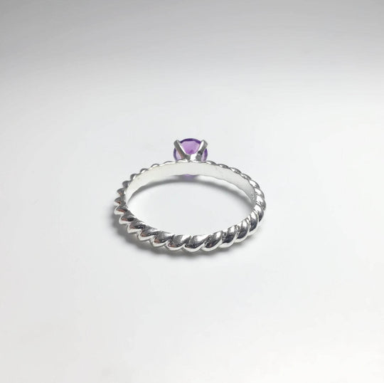Amethyst Ring-Rocks and Gems Canada