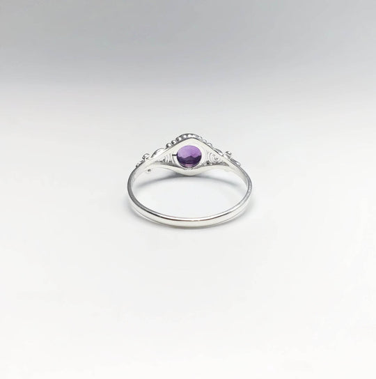 Amethyst Ring-Rocks and Gems Canada