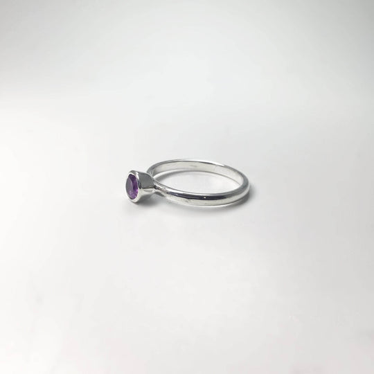 Amethyst Ring-Rocks and Gems Canada