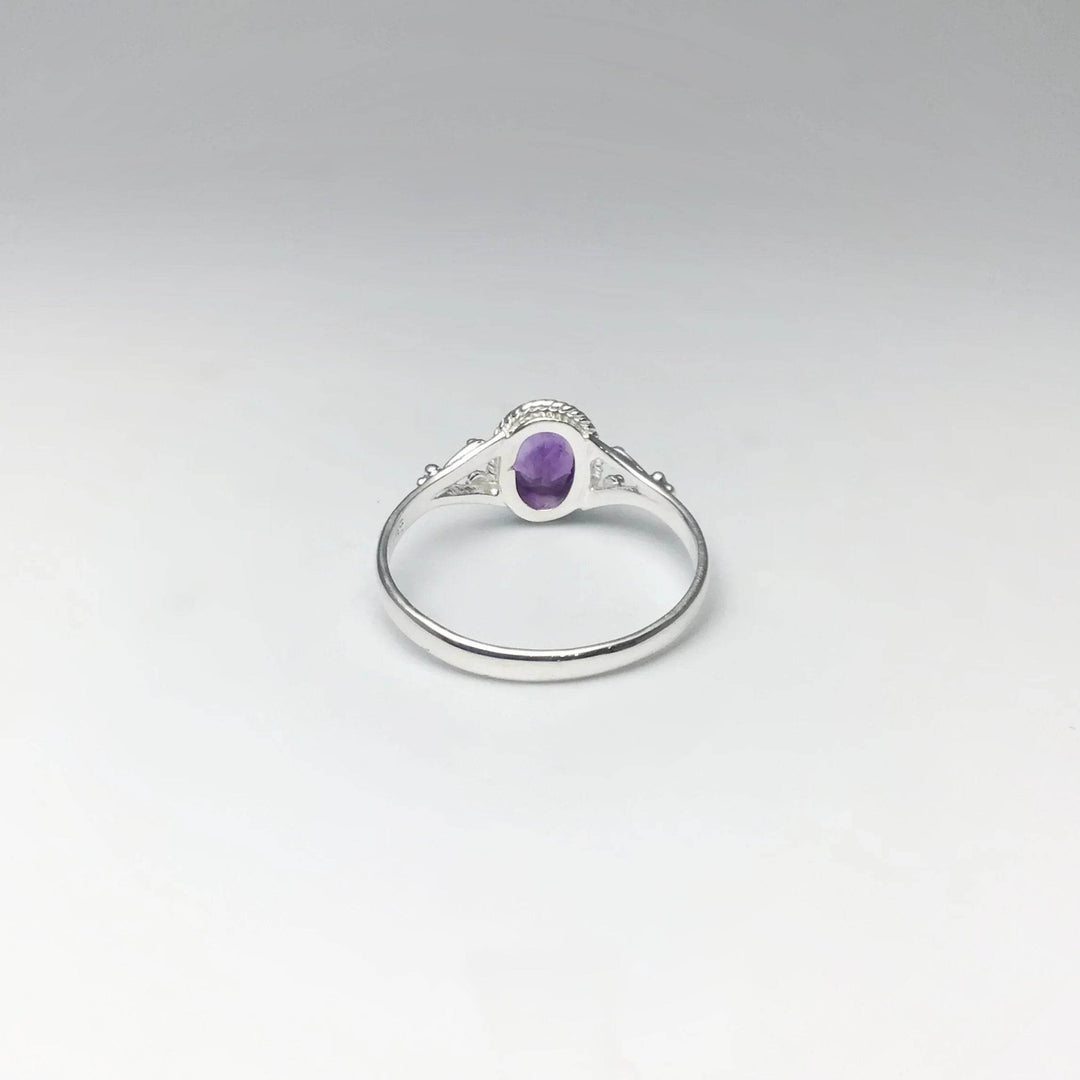 Amethyst Ring-Rocks and Gems Canada