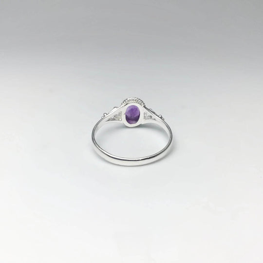 Amethyst Ring-Rocks and Gems Canada