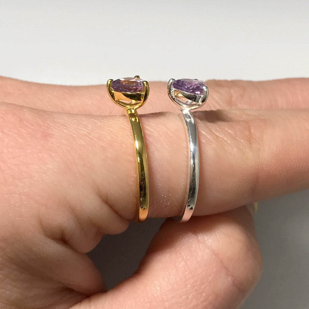 Amethyst Ring-Rocks and Gems Canada
