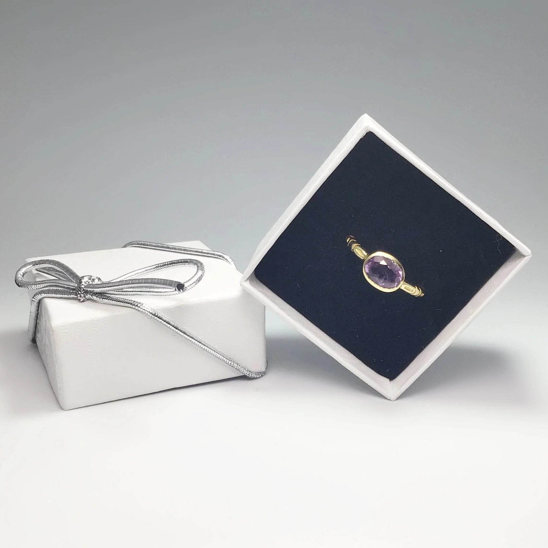 Amethyst Ring-Rocks and Gems Canada