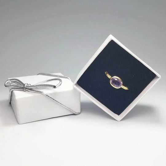 Amethyst Ring-Rocks and Gems Canada