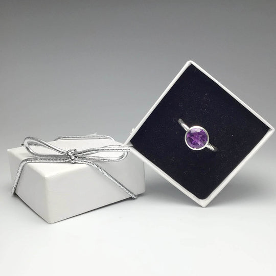 Amethyst Ring-Rocks and Gems Canada