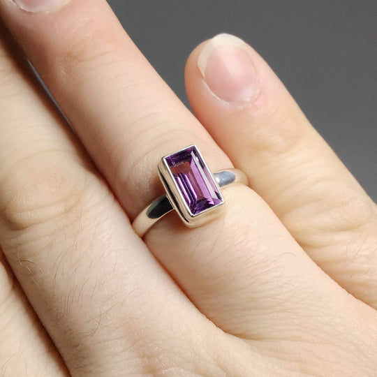 Amethyst Ring-Rocks and Gems Canada