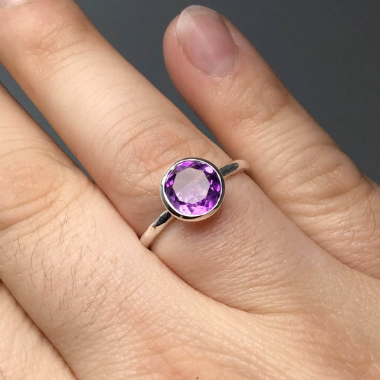 Amethyst Ring-Rocks and Gems Canada