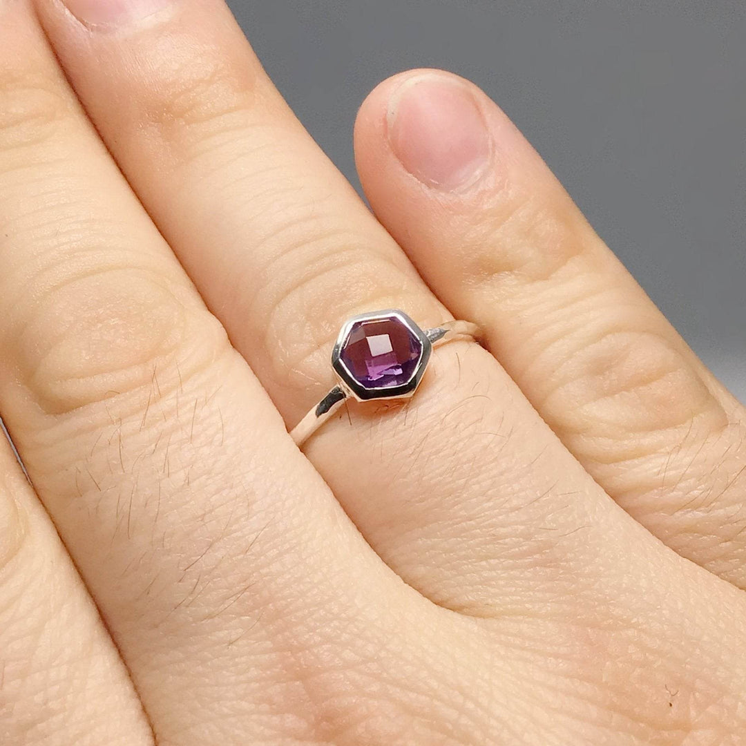Amethyst Ring-Rocks and Gems Canada