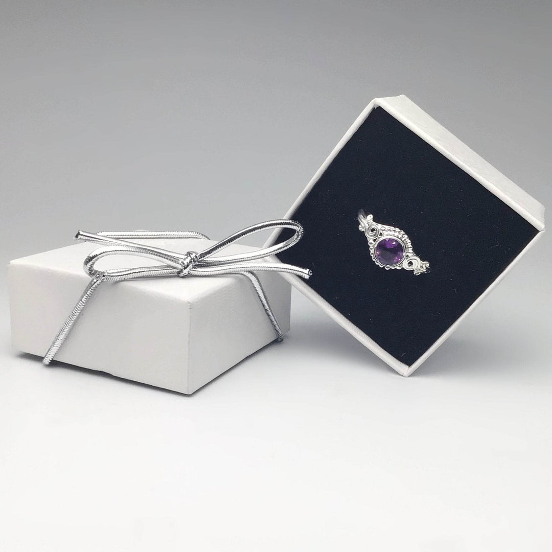 Amethyst Ring-Rocks and Gems Canada