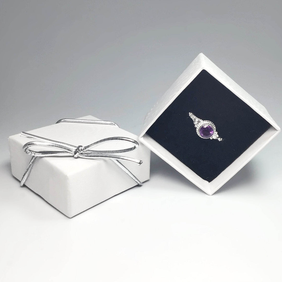 Amethyst Ring-Rocks and Gems Canada