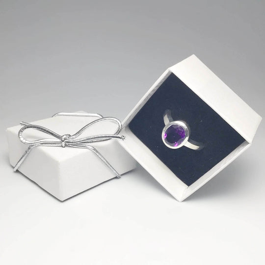 Amethyst Ring-Rocks and Gems Canada