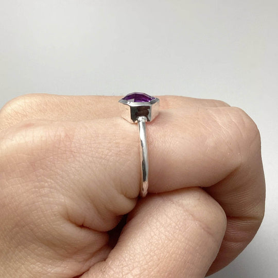 Amethyst Ring-Rocks and Gems Canada