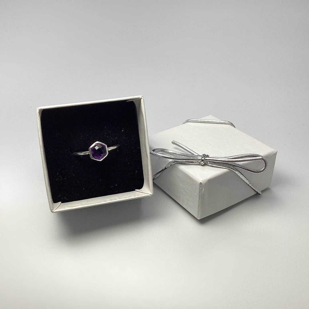 Amethyst Ring-Rocks and Gems Canada