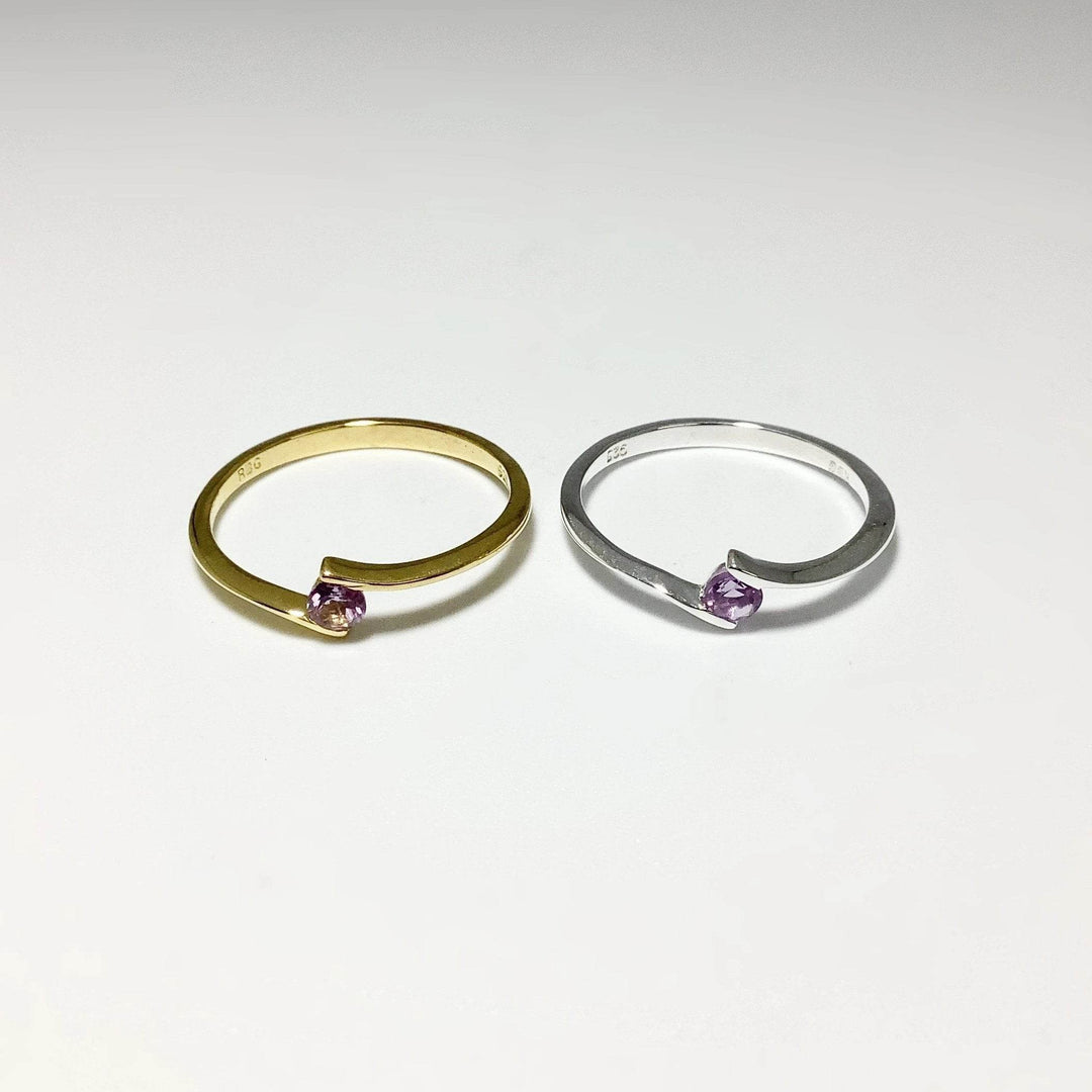 Amethyst Ring-Rocks and Gems Canada