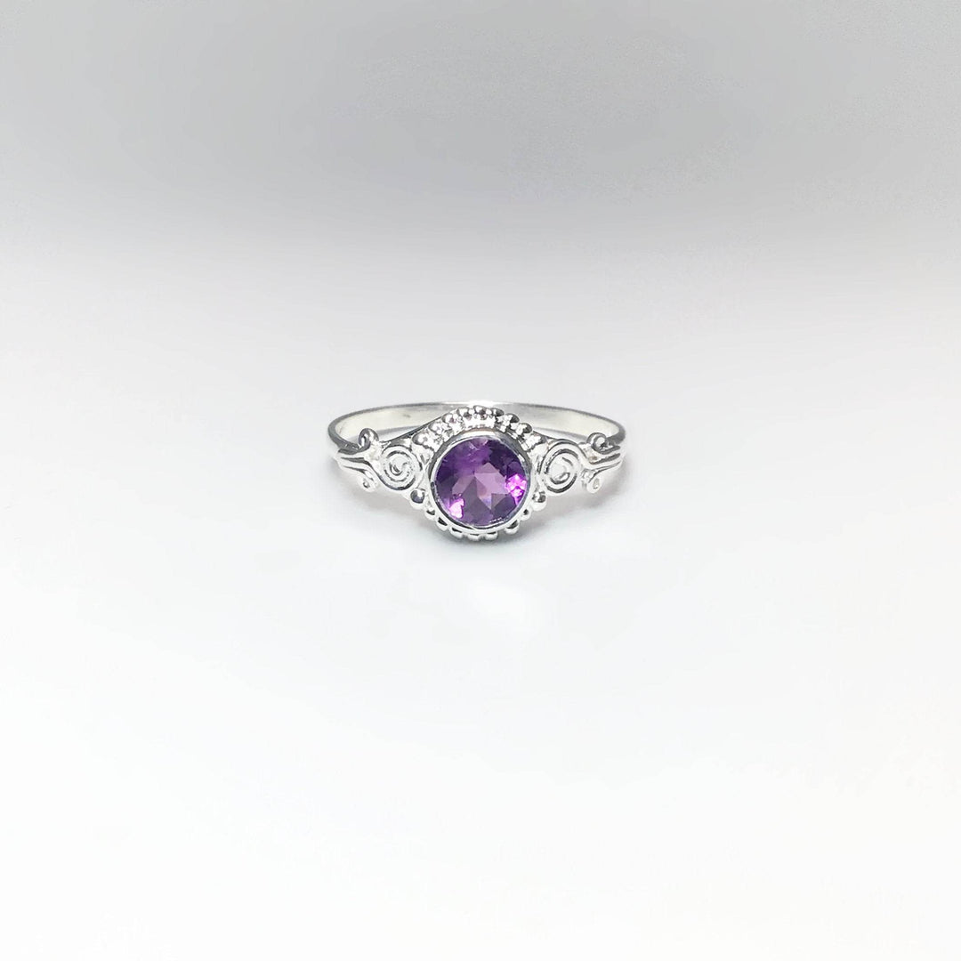 Amethyst Ring-Rocks and Gems Canada