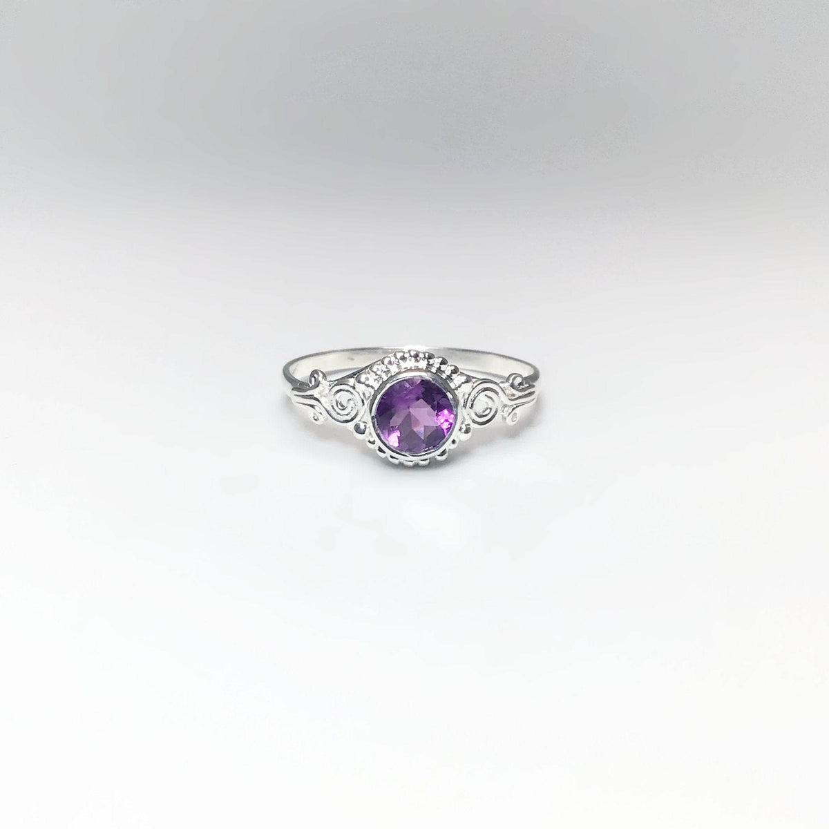 Amethyst Ring-Rocks and Gems Canada