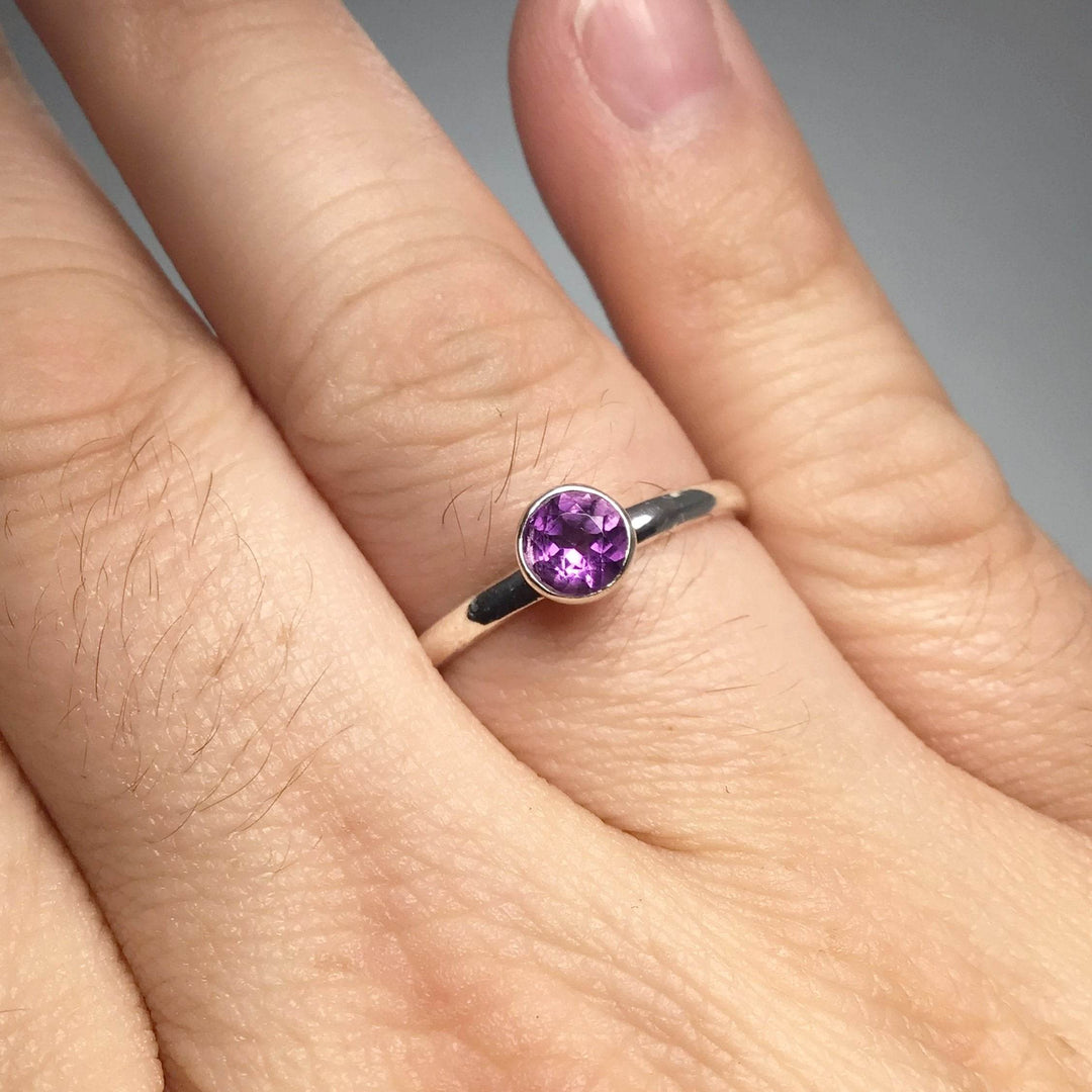 Amethyst Ring-Rocks and Gems Canada
