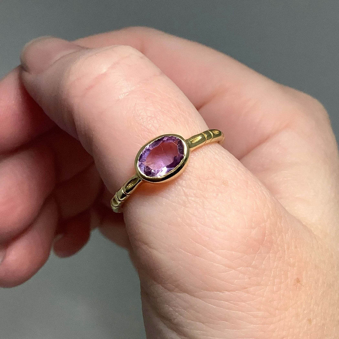 Amethyst Ring-Rocks and Gems Canada