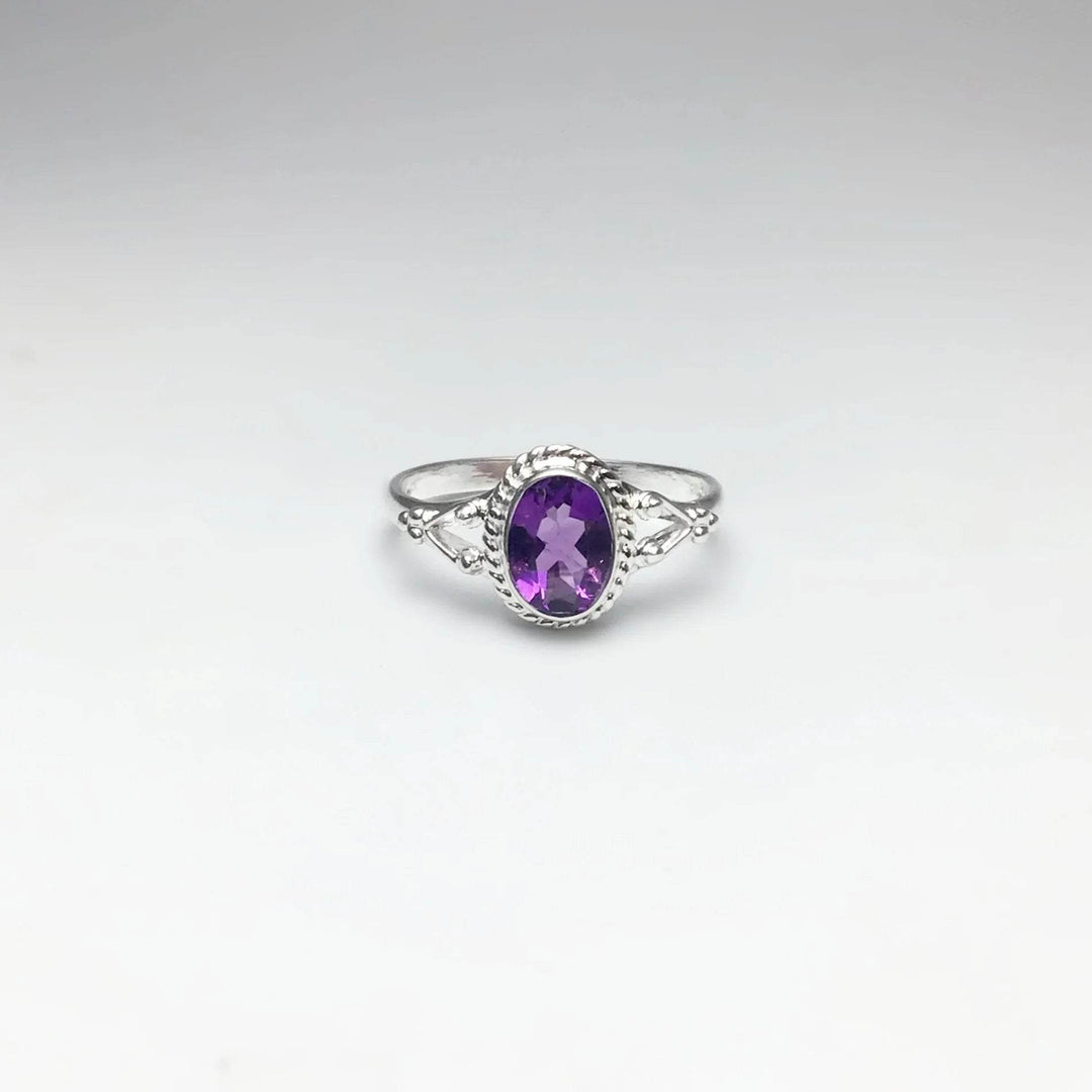 Amethyst Ring-Rocks and Gems Canada