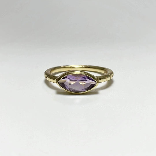 Amethyst Ring-Rocks and Gems Canada