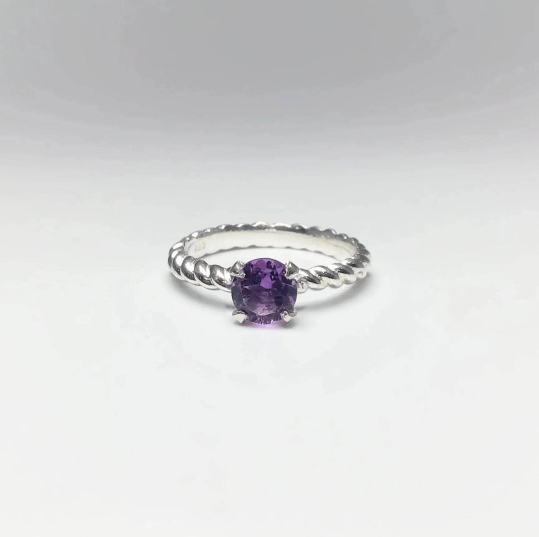 Amethyst Ring-Rocks and Gems Canada