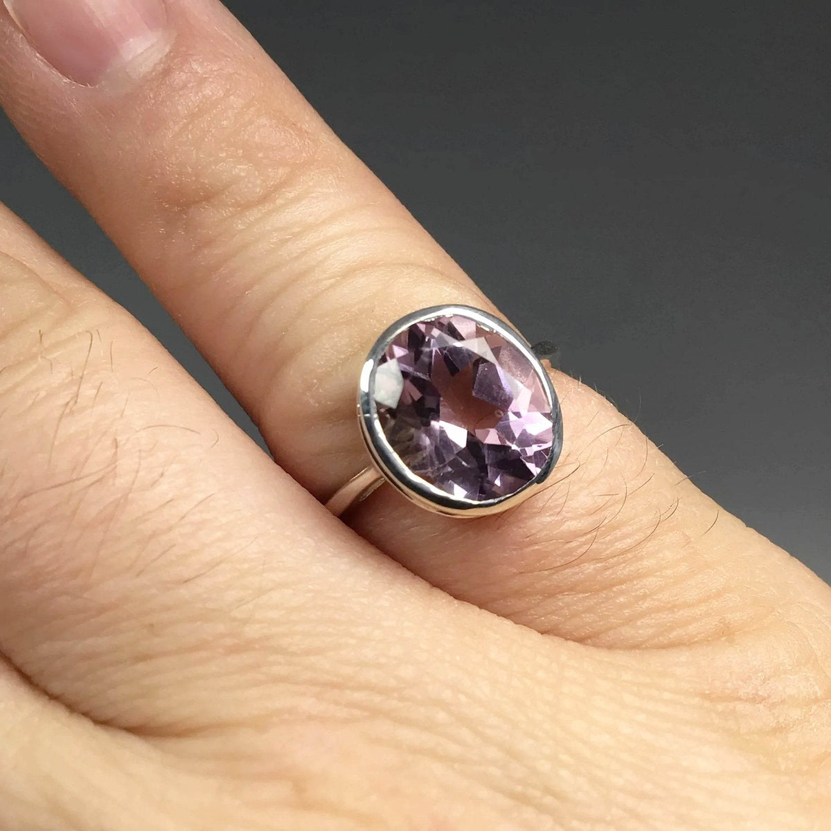 Amethyst Ring-Rocks and Gems Canada