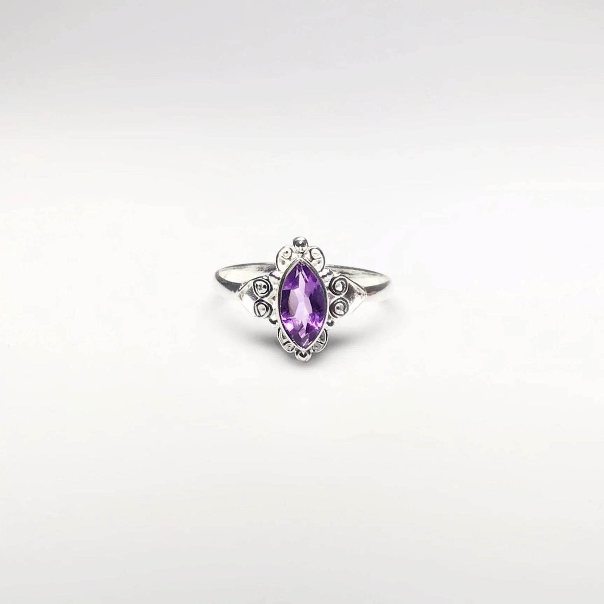 Amethyst Ring-Rocks and Gems Canada