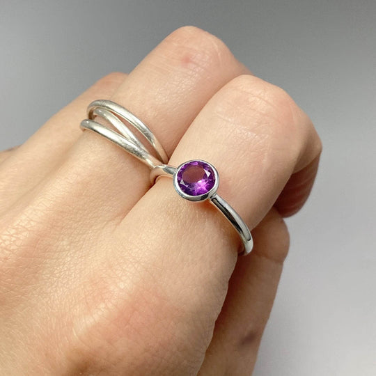 Amethyst Ring-Rocks and Gems Canada