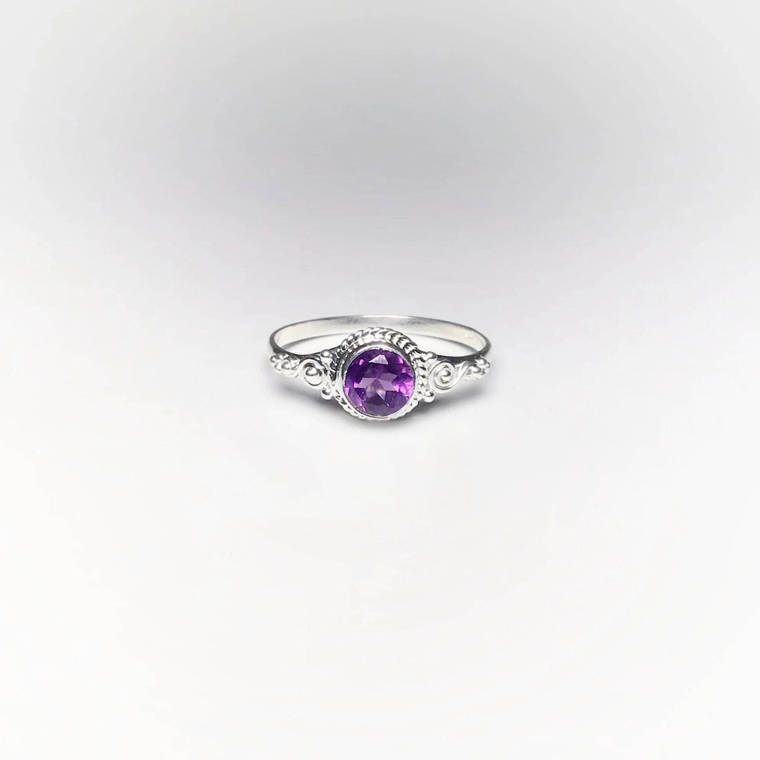 Amethyst Ring-Rocks and Gems Canada
