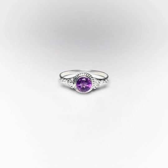 Amethyst Ring-Rocks and Gems Canada