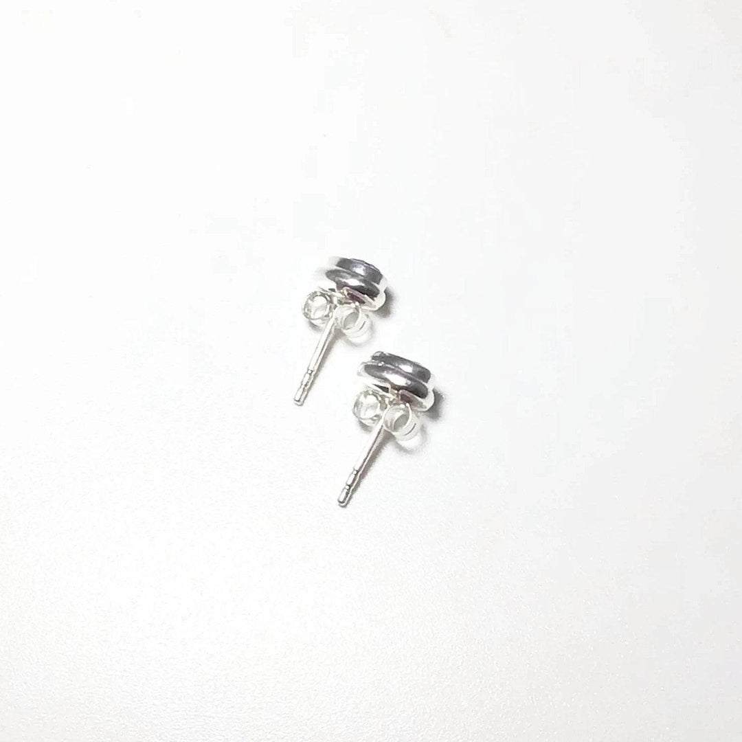 Amethyst Stud Earrings-Rocks and Gems Canada