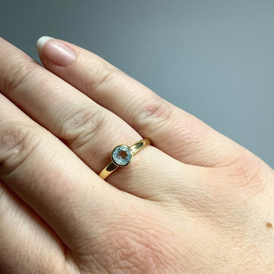 Aquamarine Ring-Rocks and Gems Canada