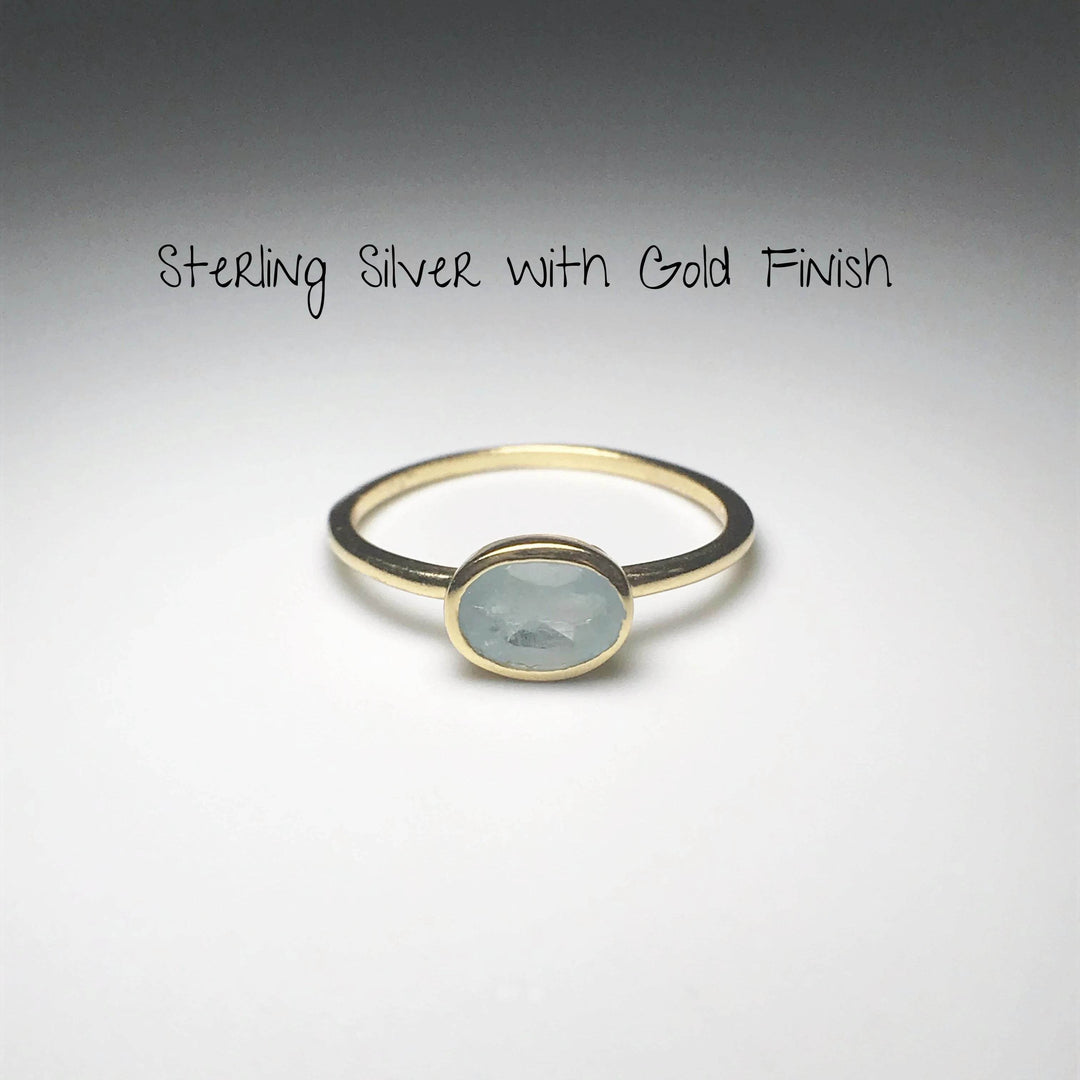 Aquamarine Ring-Rocks and Gems Canada
