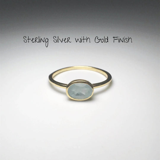 Aquamarine Ring-Rocks and Gems Canada