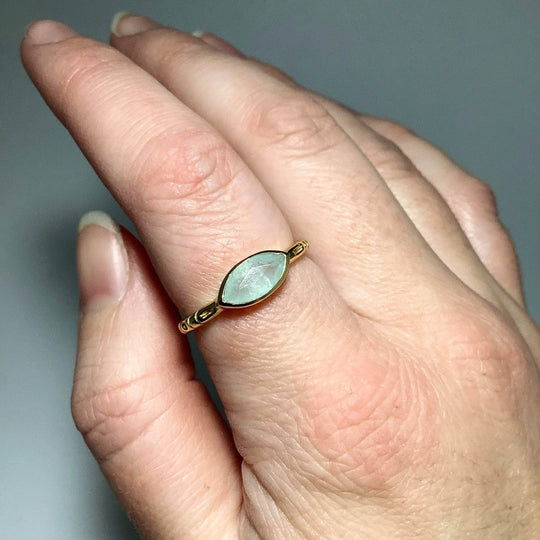 Aquamarine Ring-Rocks and Gems Canada