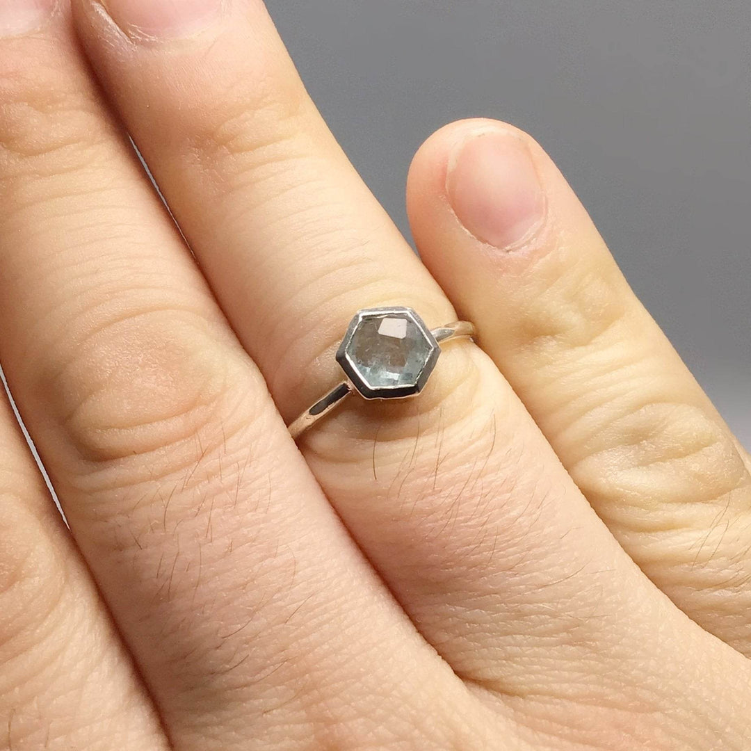Aquamarine Ring-Rocks and Gems Canada