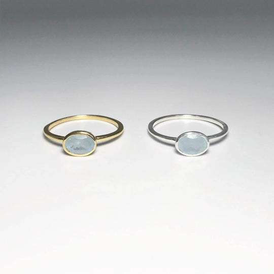 Aquamarine Ring-Rocks and Gems Canada