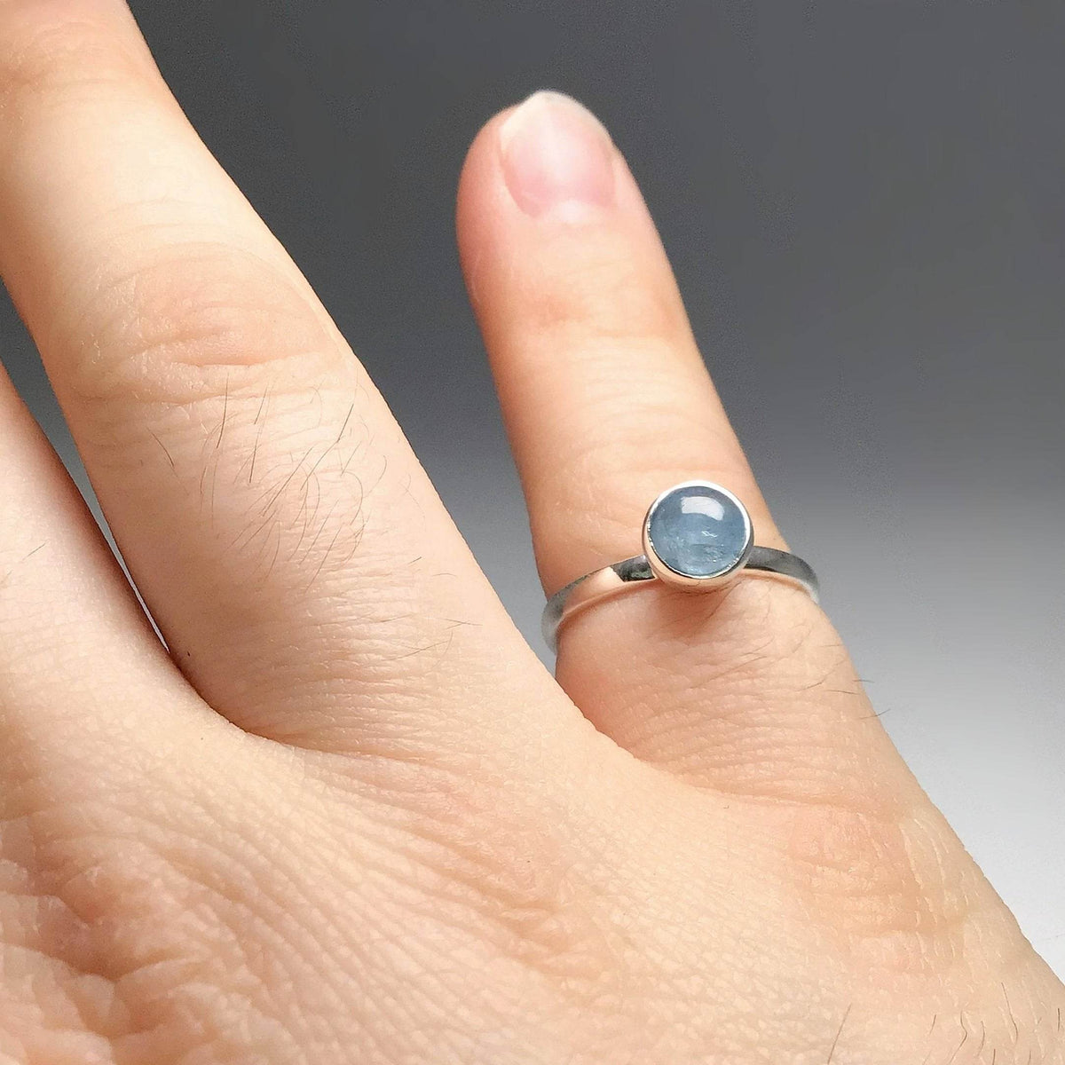 Aquamarine Ring-Rocks and Gems Canada