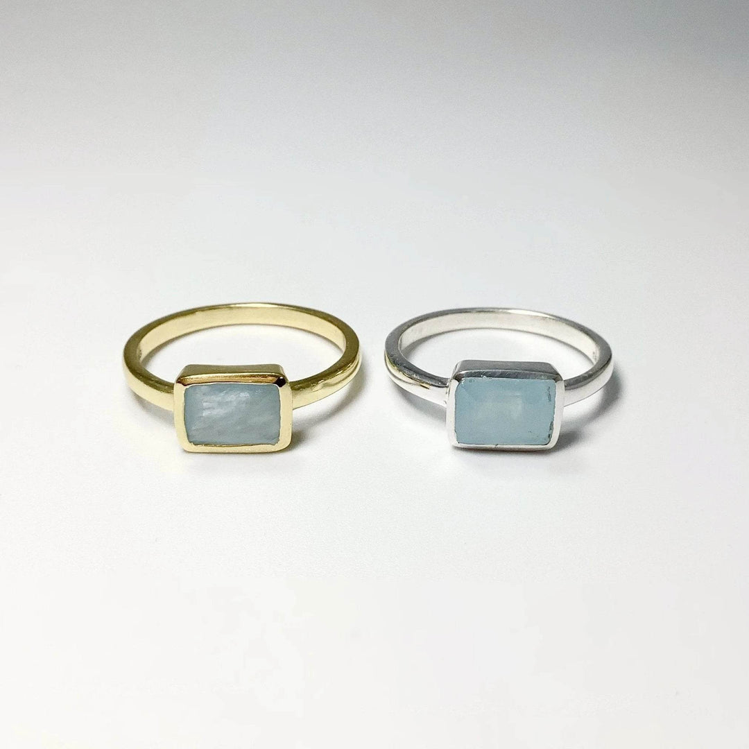 Aquamarine Ring-Rocks and Gems Canada