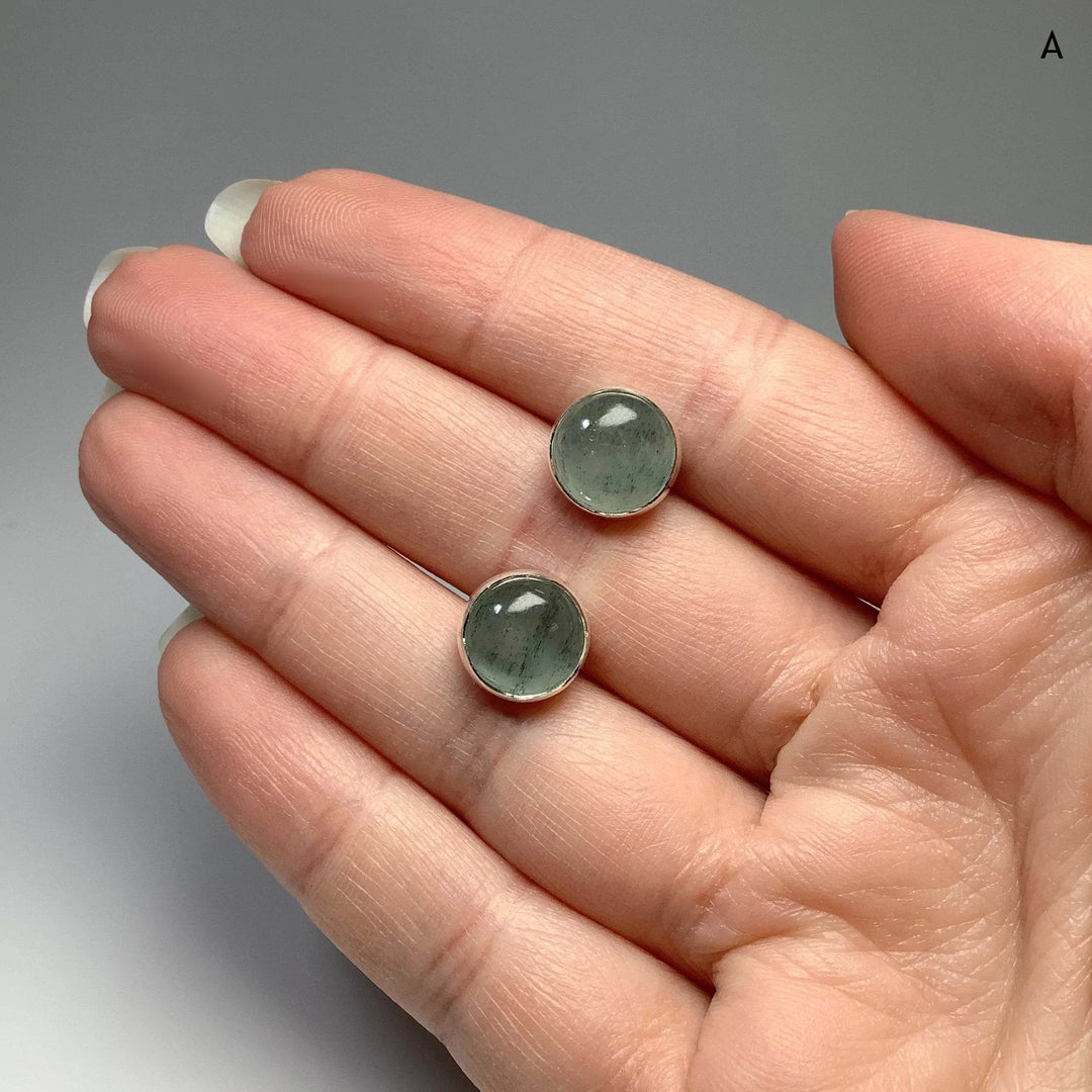 Aquamarine Stud Earrings-Rocks and Gems Canada