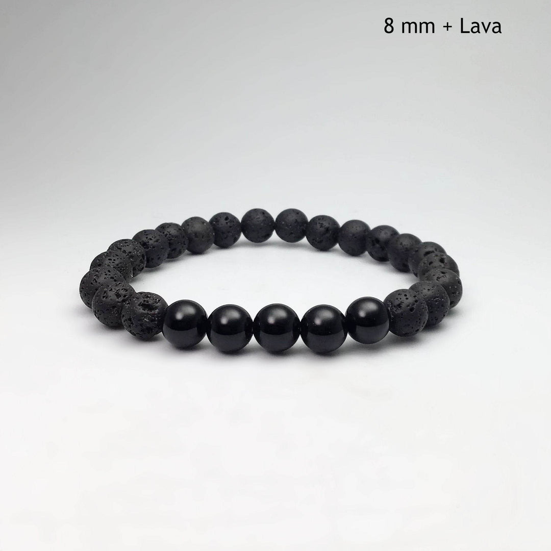 Black Onyx Beaded Bracelet-Rocks and Gems Canada