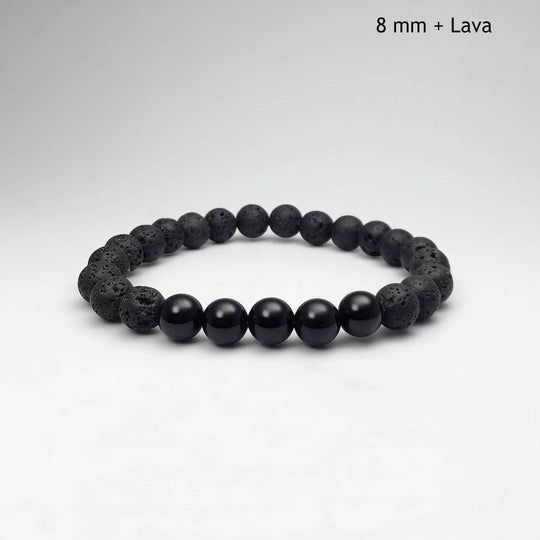 Black Onyx Beaded Bracelet-Rocks and Gems Canada