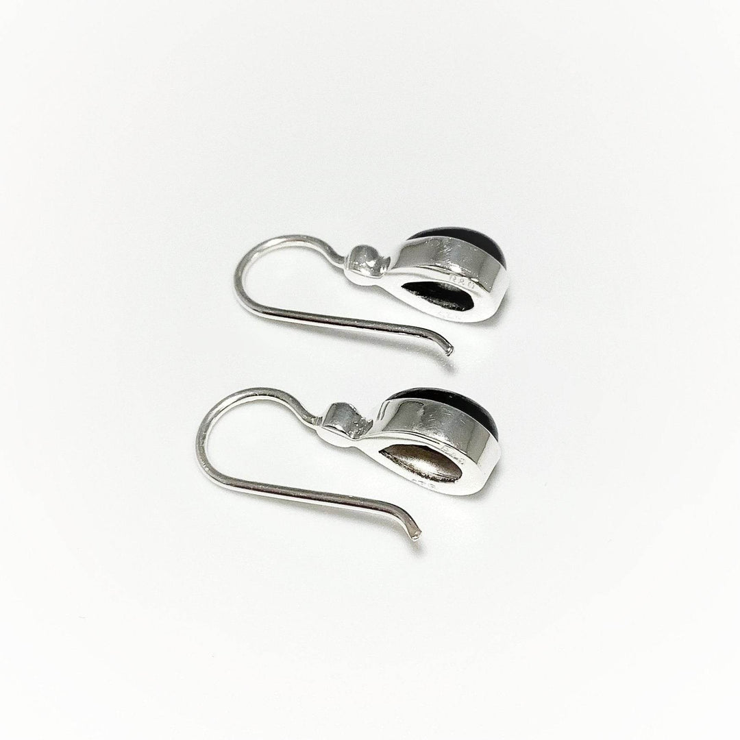 Black Onyx Dangle Earrings-Rocks and Gems Canada
