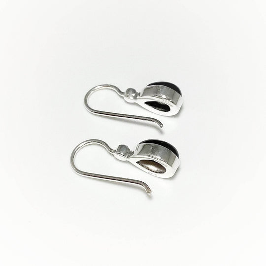 Black Onyx Dangle Earrings-Rocks and Gems Canada