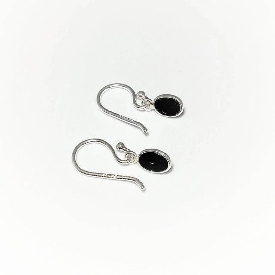 Black Onyx Dangle Earrings-Rocks and Gems Canada