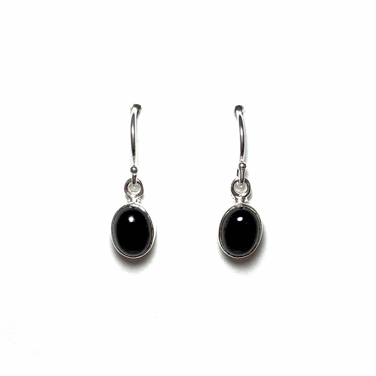 Black Onyx Dangle Earrings-Rocks and Gems Canada